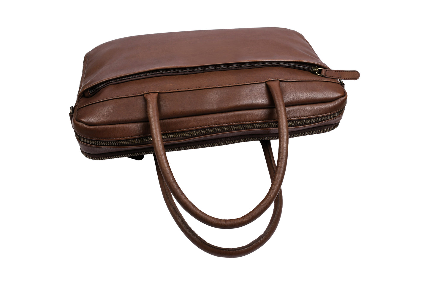 Laptoptaske Faust dobbelt - Dark brown