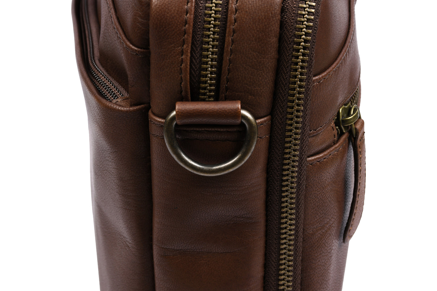 Laptoptaske Faust dobbelt - Dark brown