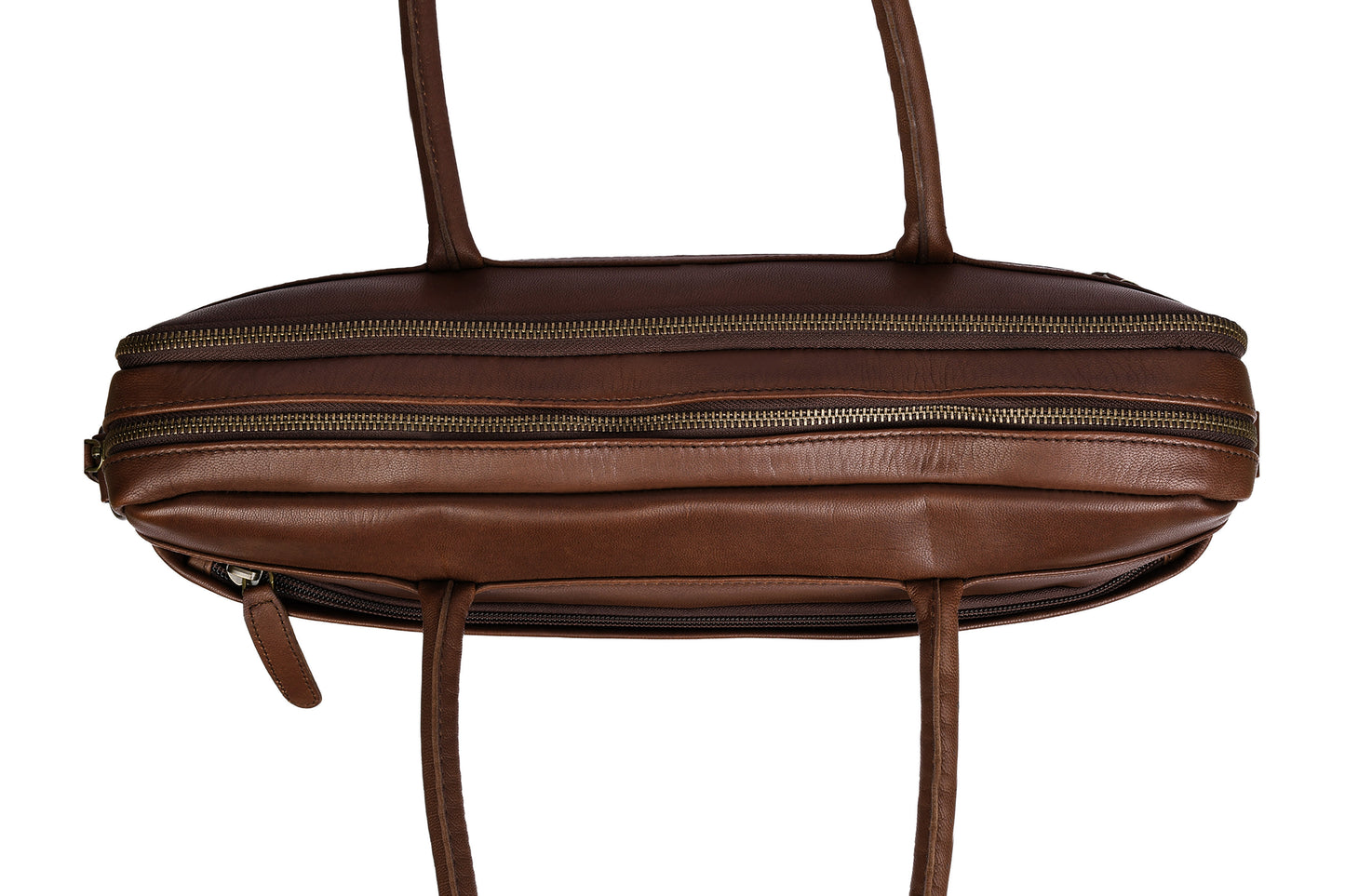 Laptoptaske Faust dobbelt - Dark brown