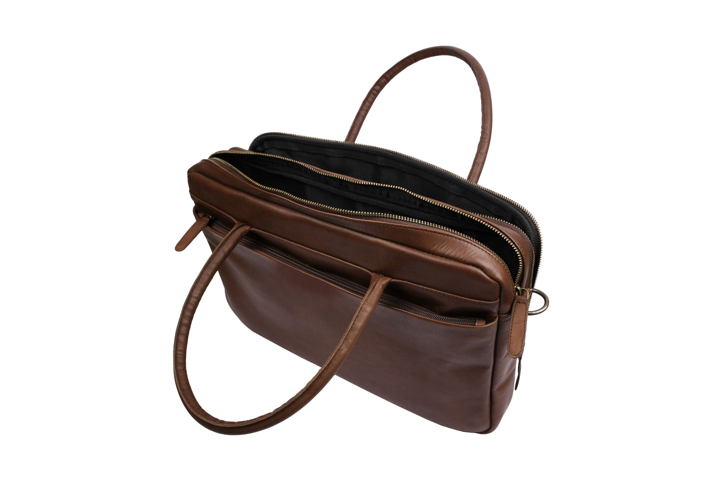 Laptoptaske Faust dobbelt - Dark brown
