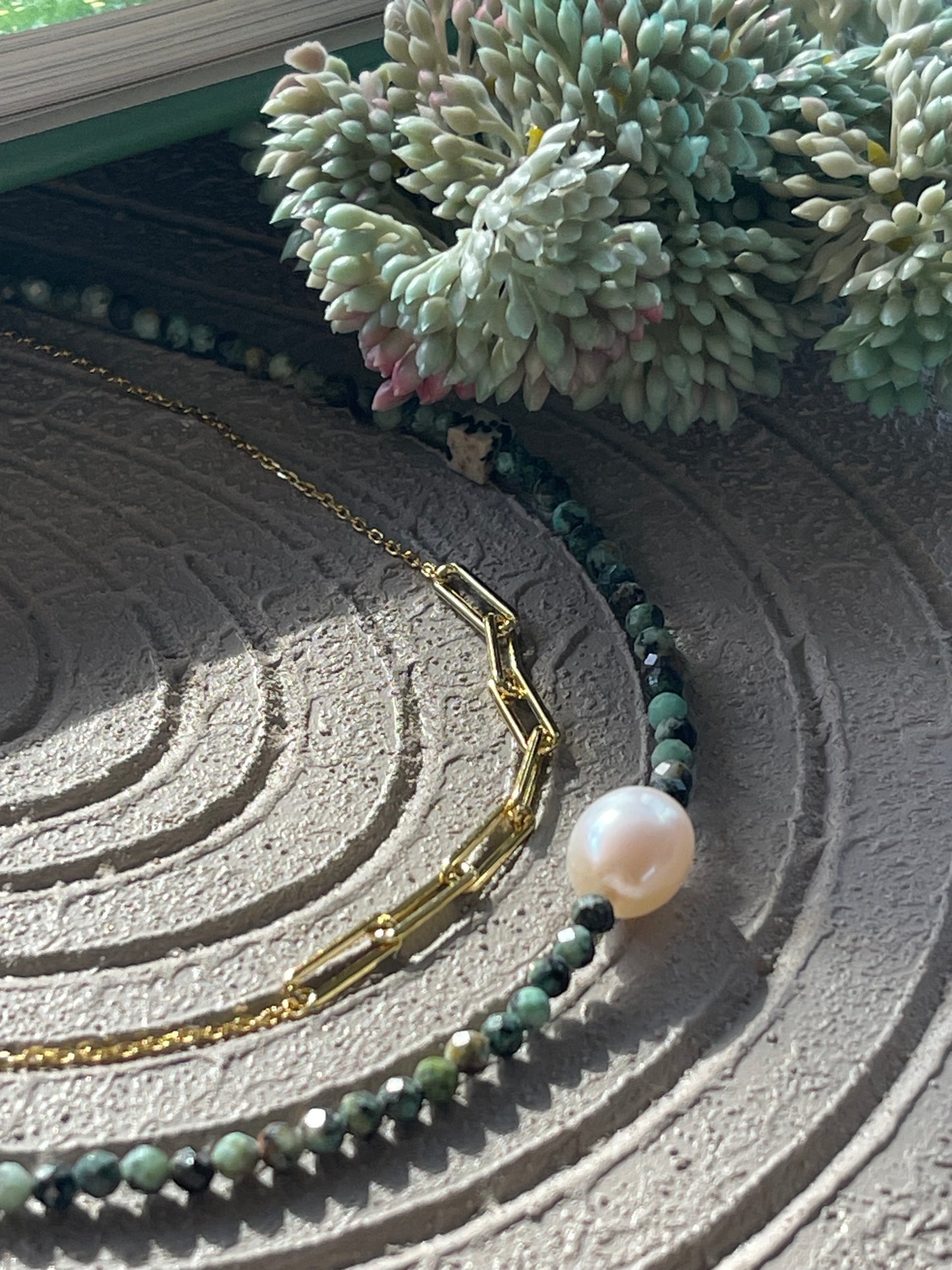 Halskæde Deidre 18K forgyldt