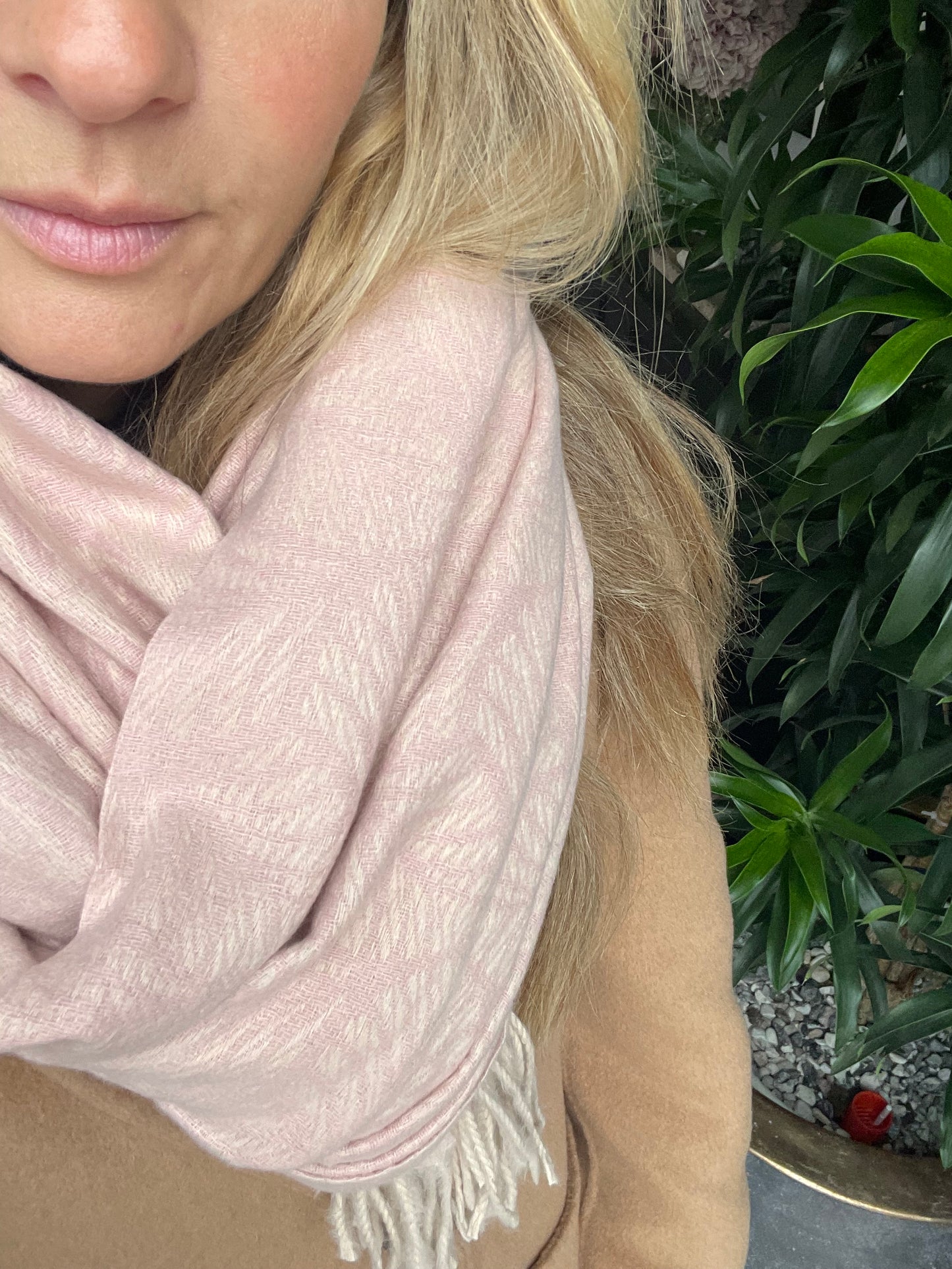 Tørklæde Helena - Blush Pink