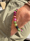 Armbånd Mary Emerald/Berry Mix