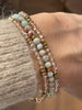 Armbånd Leah Sea Breeze/Natur – Sæt med 3 stk