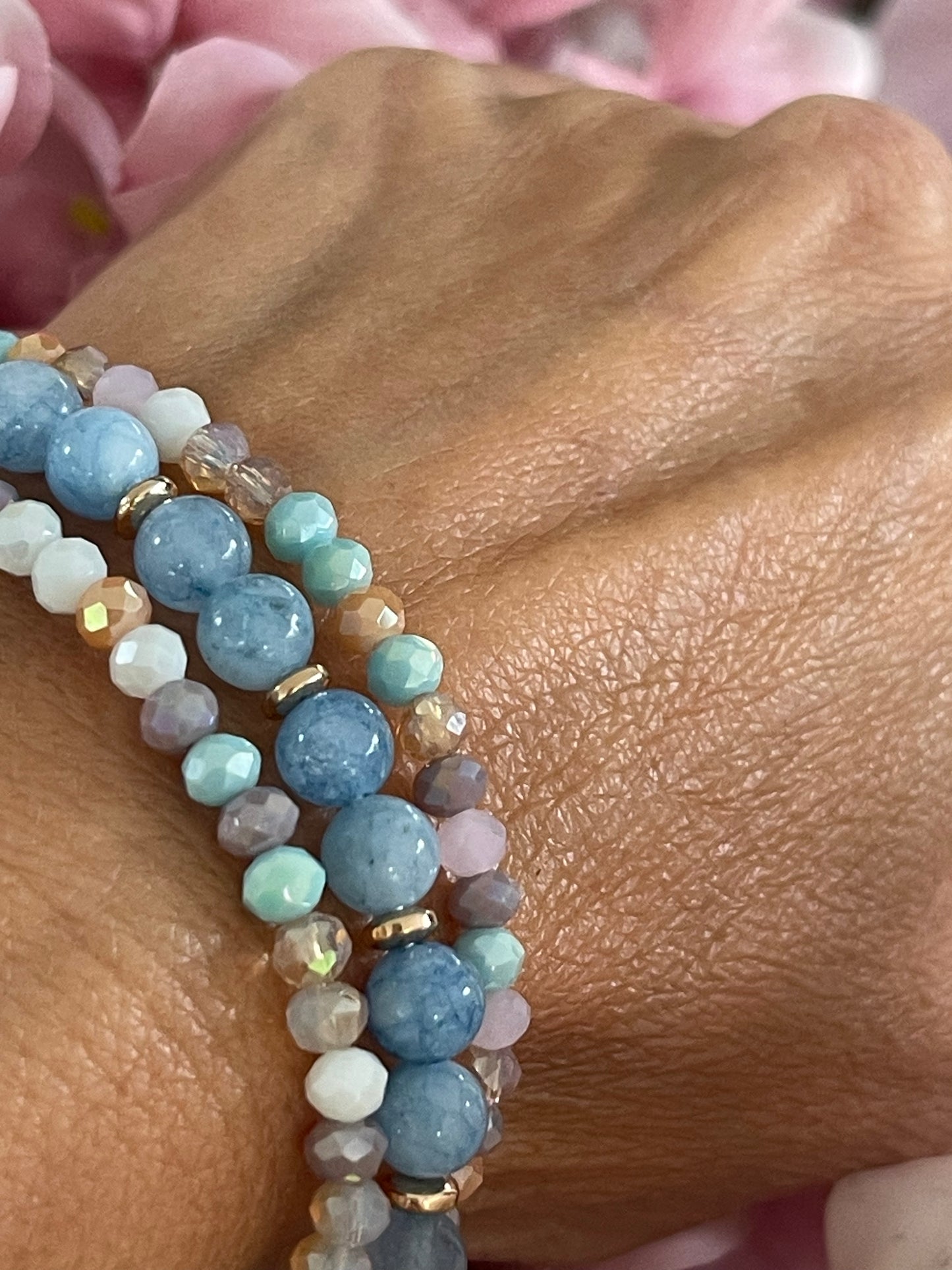 Armbånd Luna Soft blue – Sæt med 3 stk