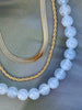 Halskæde Mary Ice blue