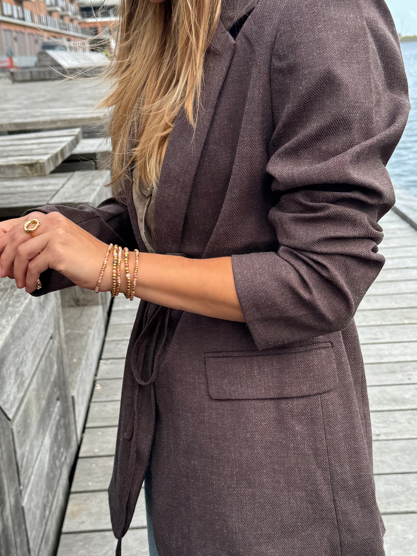 Armbånd Ofelia Natur - Sæt med 5 armbånd