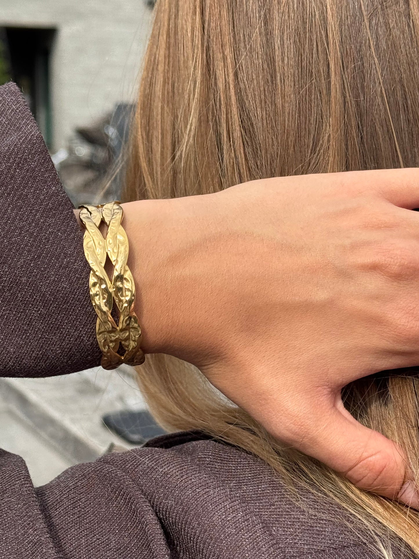 Armbånd Bangle - Malibu forgyldt