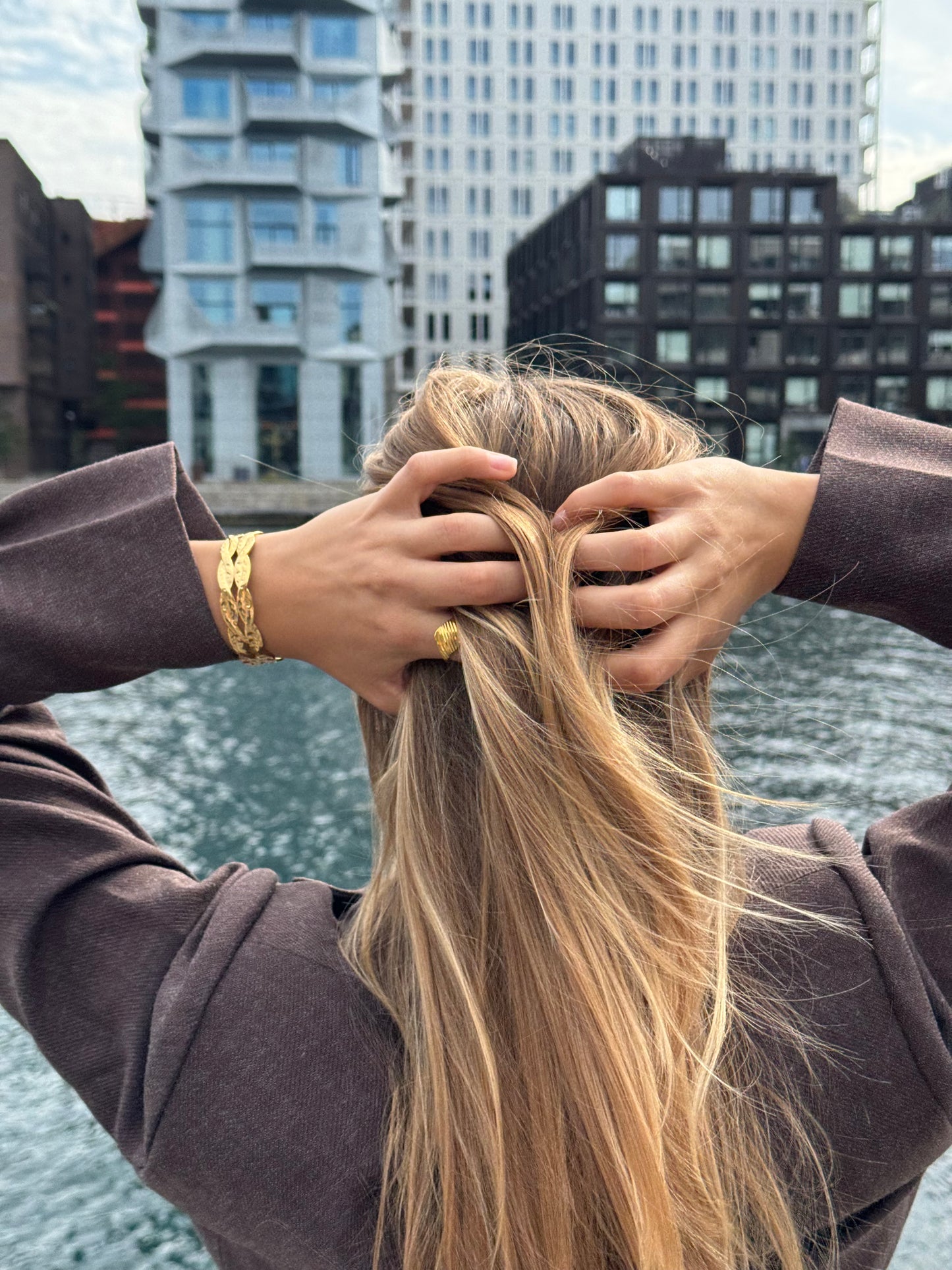 Armbånd Bangle - Malibu forgyldt
