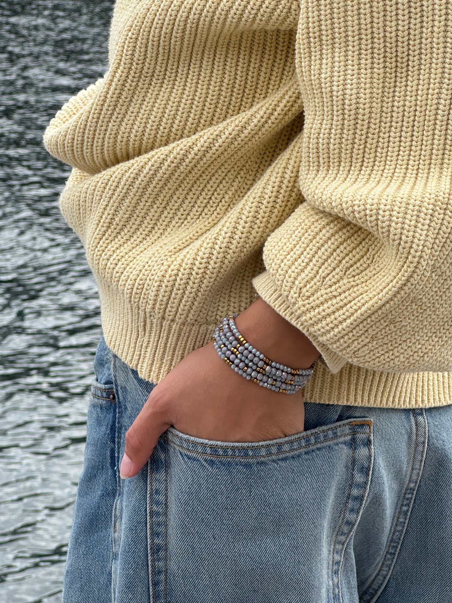 Armbånd Merle Cool Stone - Sæt med 5 stk