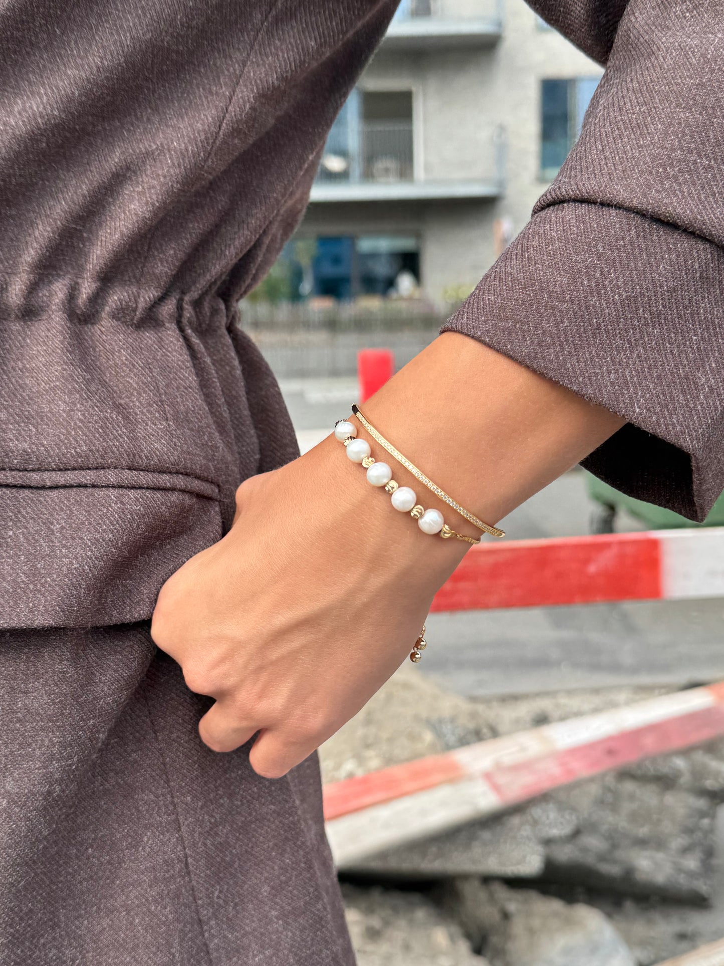 Armbånd Alba forgyldt