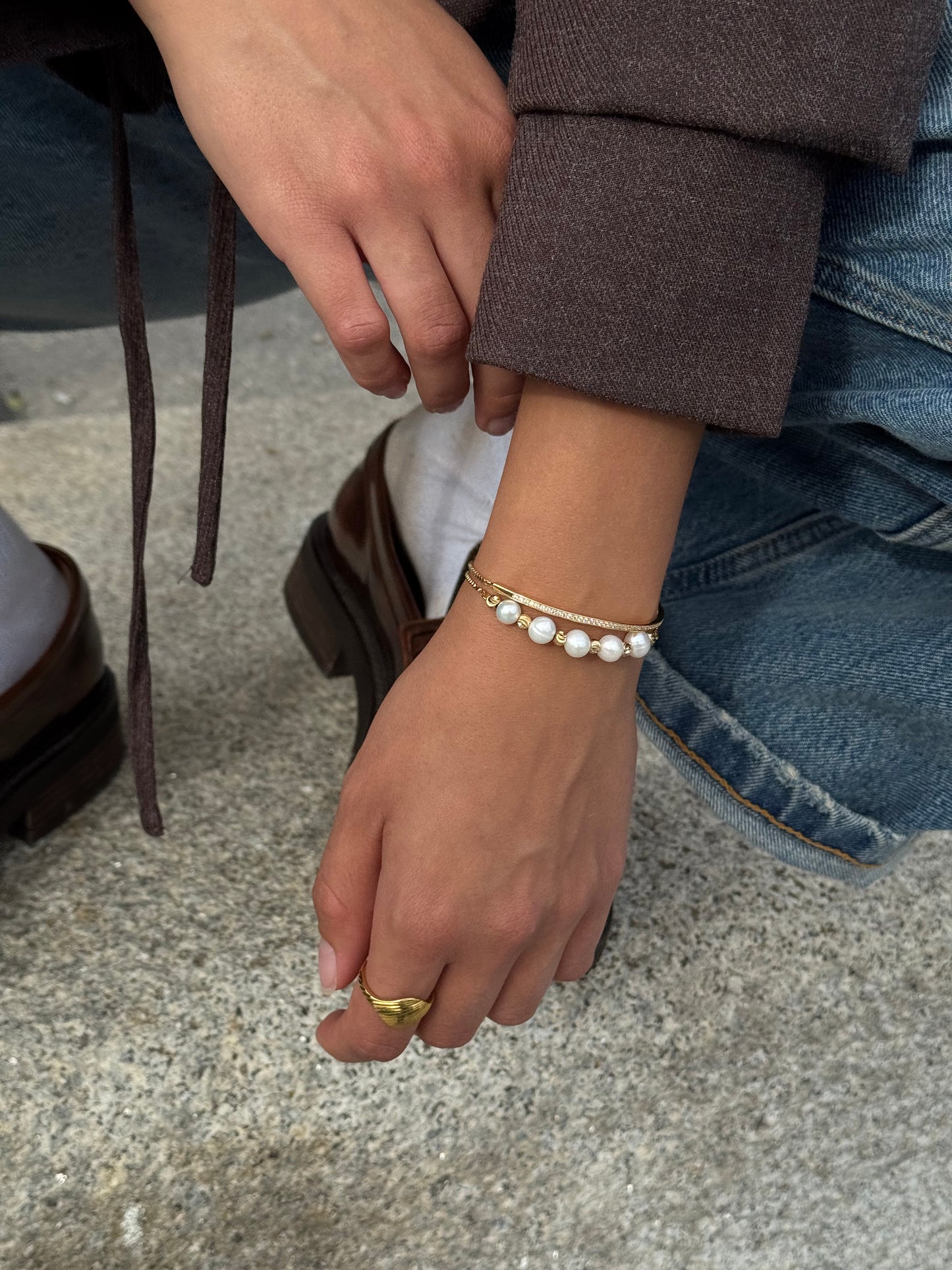 Armbånd Casja forgyldt