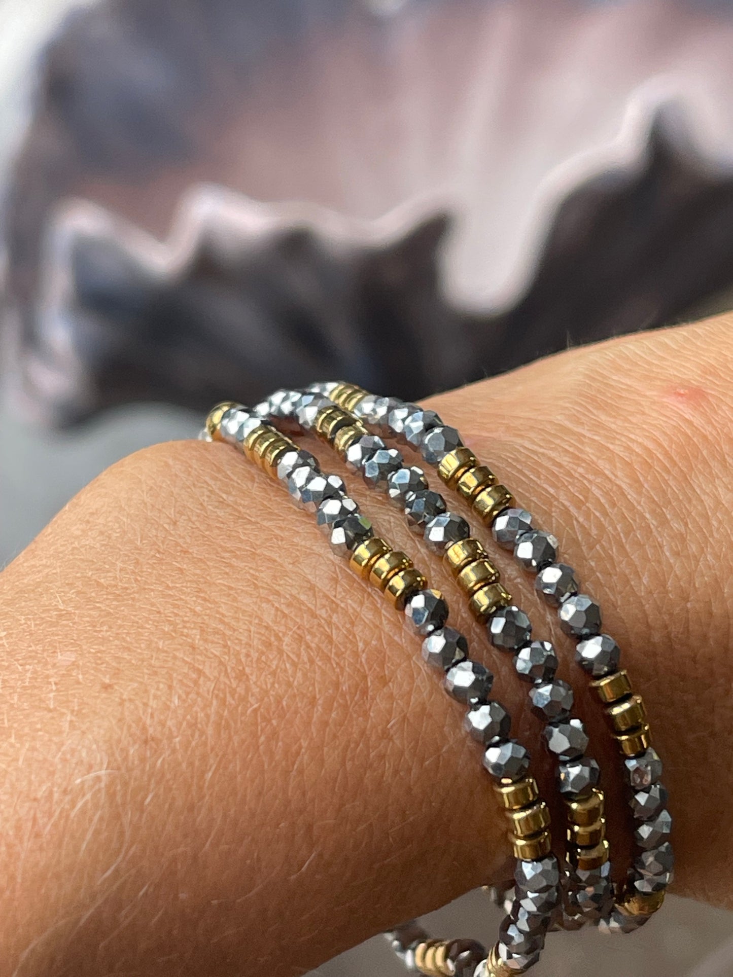 Armbånd Merle – Sølvfarvet/Gylden 1.Stk