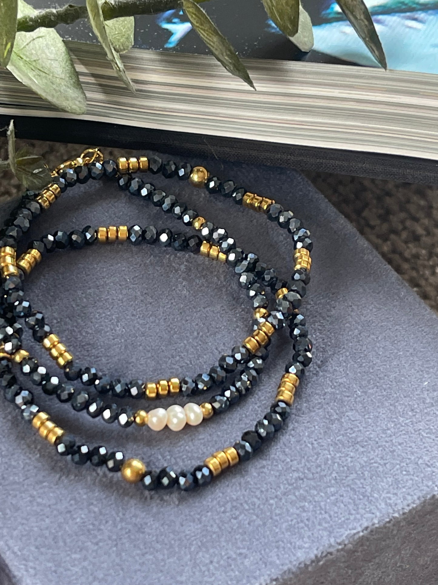 Armbånd Dark Navy LIMITED EDITION - Sæt med 3 stk