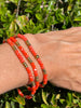 Armbånd Merle Orange - Sæt med 3 stk