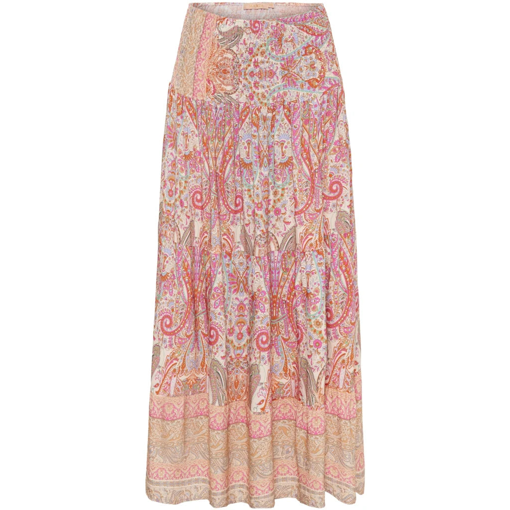 Nederdel Print Beige