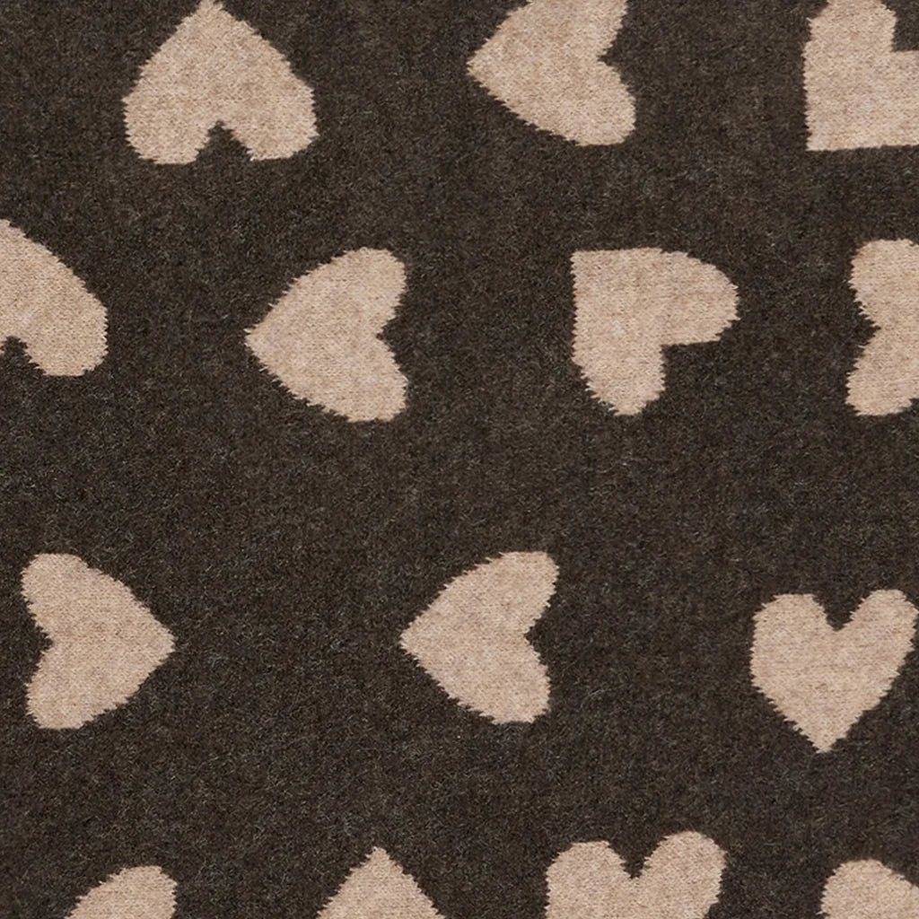 Tørklæde Toppy - Taupe/Coffee