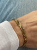 Armbånd Nelly forgyldt 17cm - Vandfast