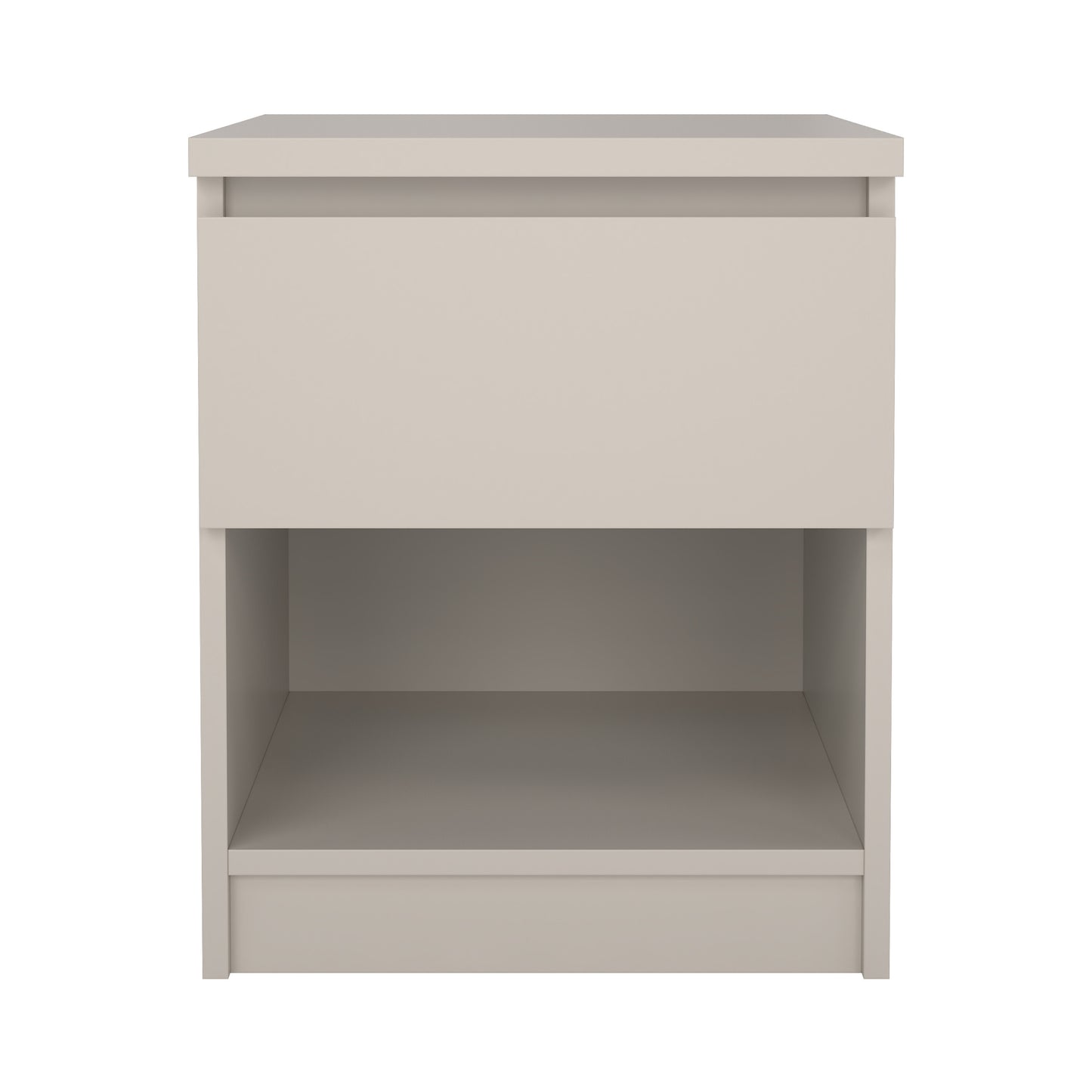 Natbord - cashmere med 1 skuffe