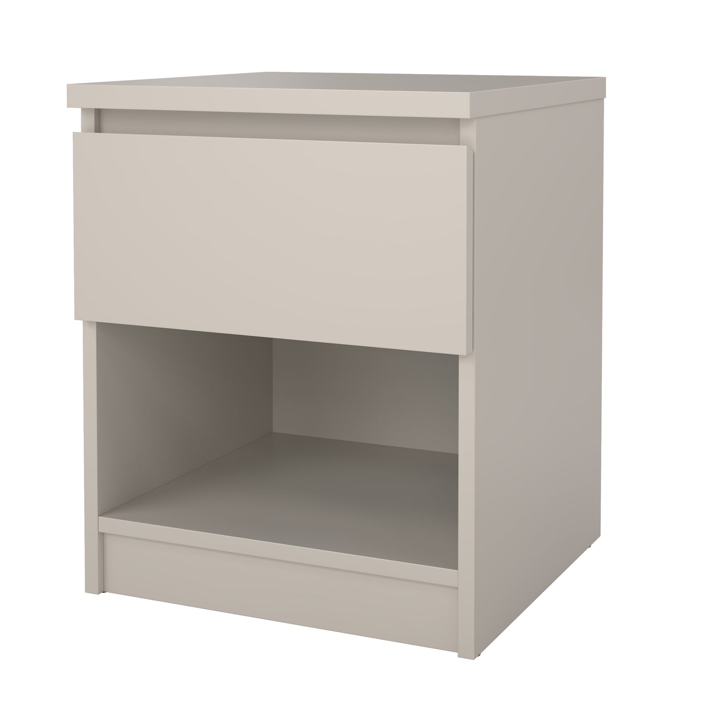 Natbord - cashmere med 1 skuffe