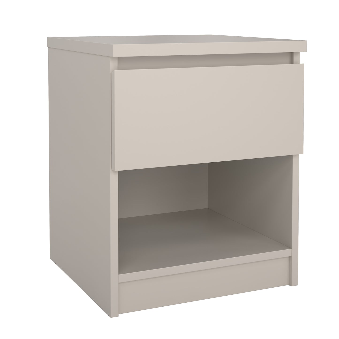 Natbord - cashmere med 1 skuffe