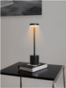 Touch bordlampe i sort