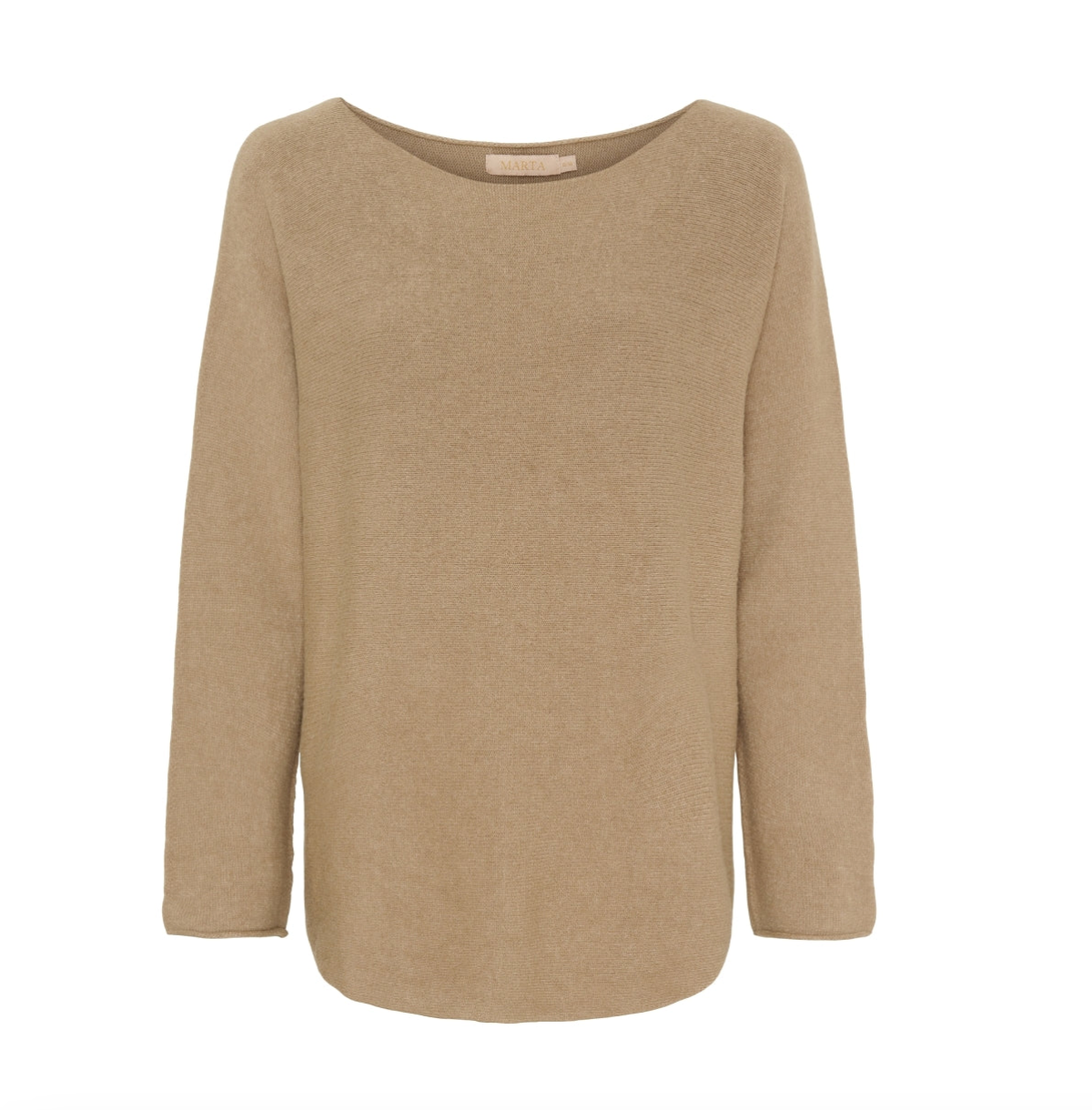 Bluse Dagmar super blød kvalitet – Lys camel