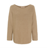Bluse Dagmar super blød kvalitet – Lys camel