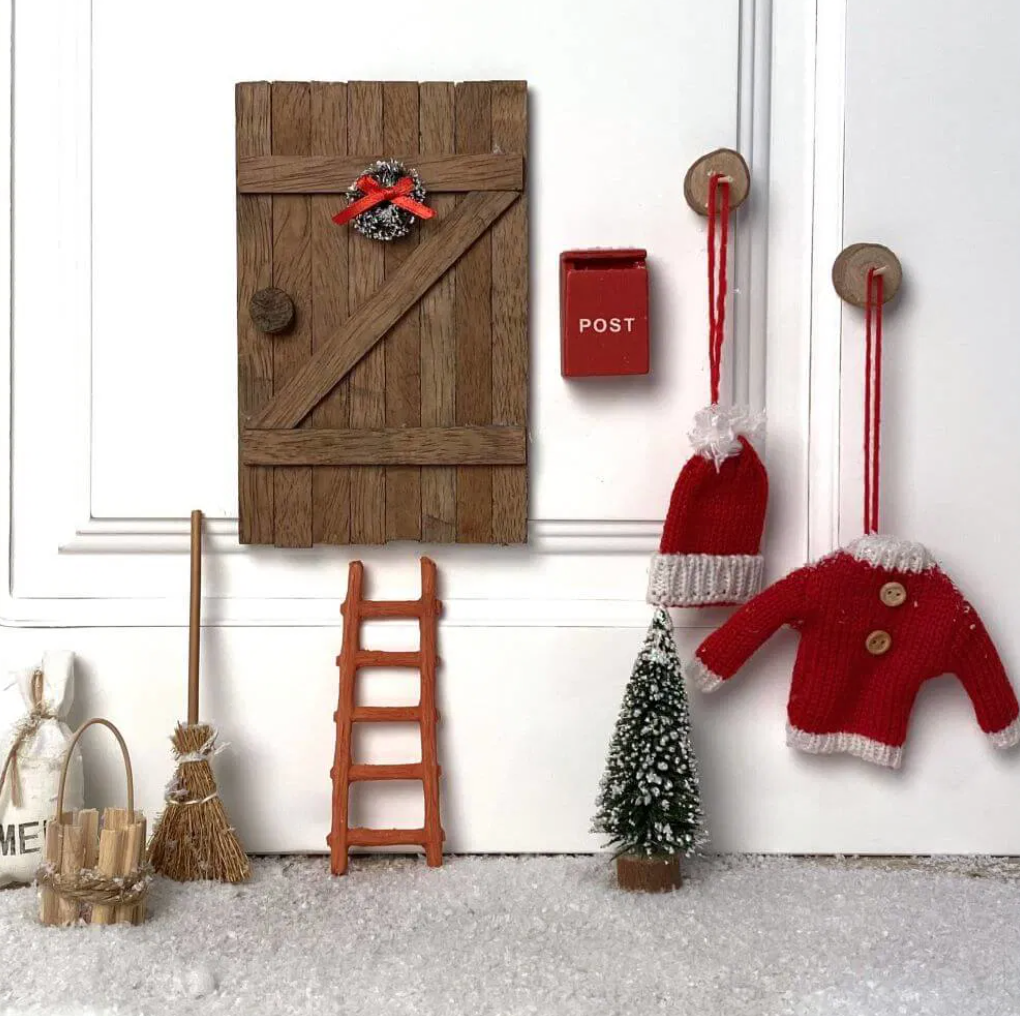 Nissedør med tilbehør - 9 dele