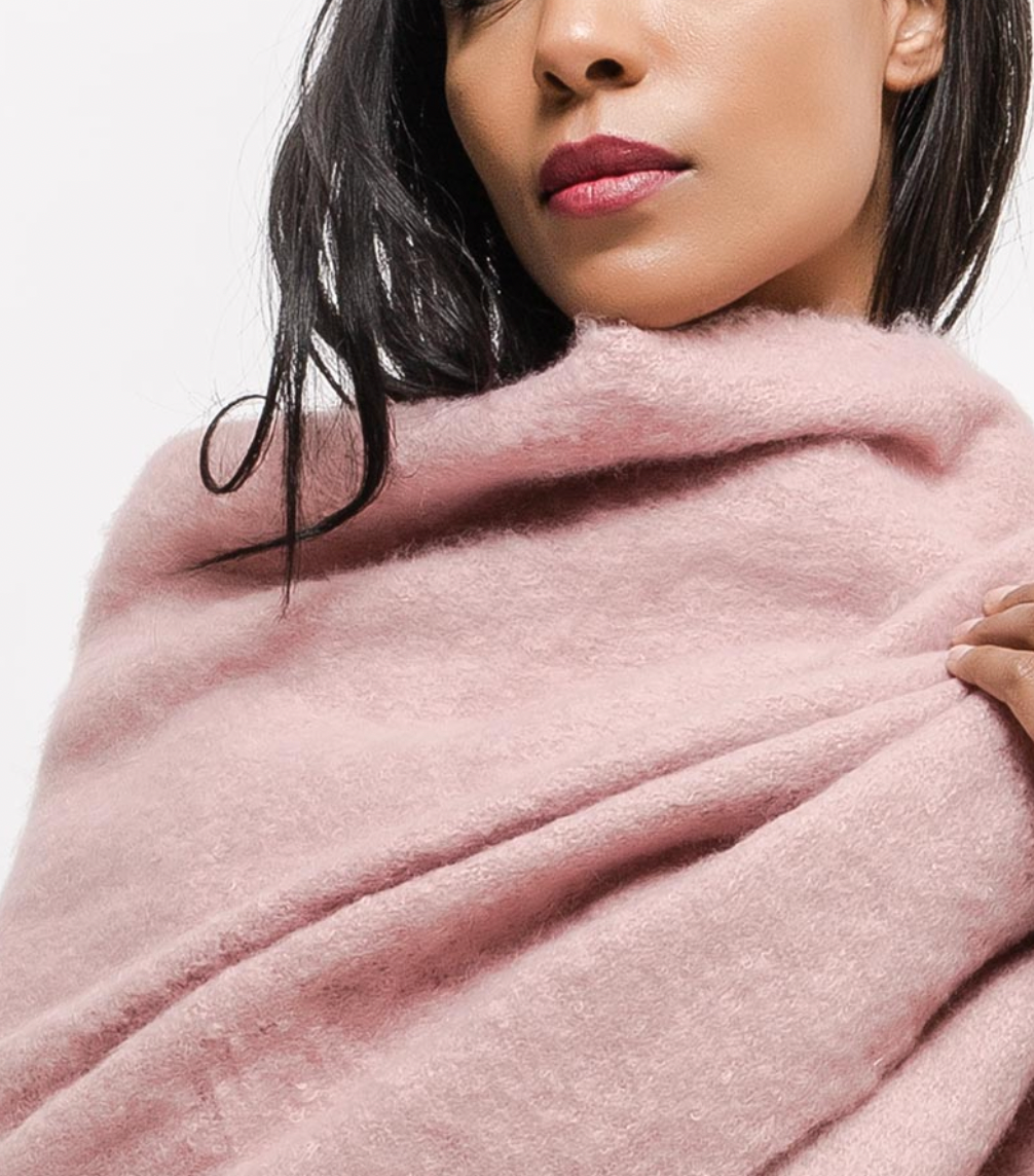 Tørklæde Vamset Rose