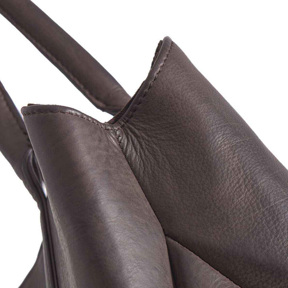 Arbejdstaske / shopper Brown  – Soft leather
