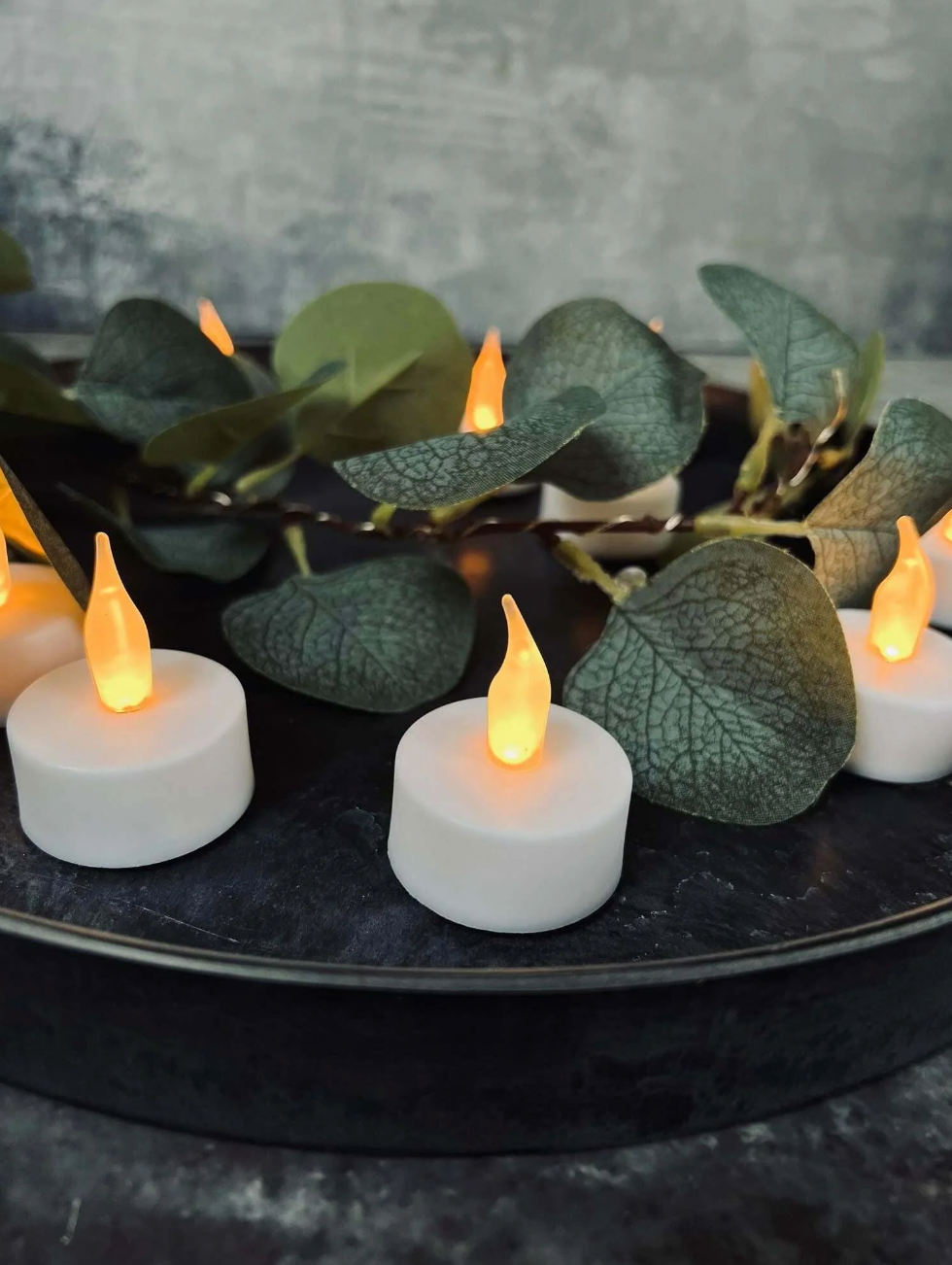 LED Fyrfadslys med fjernbetjening - 8 stk.