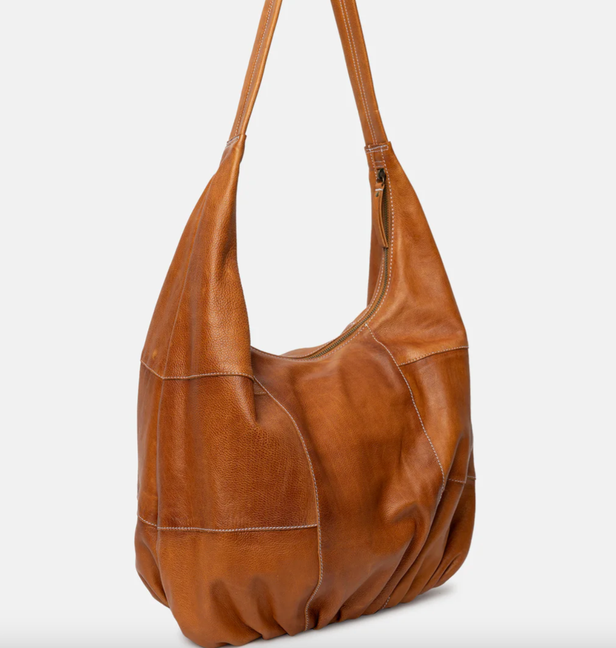 Skuldertaske Big cognac