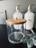 Makeup organizer - Akryl med bambuslåg