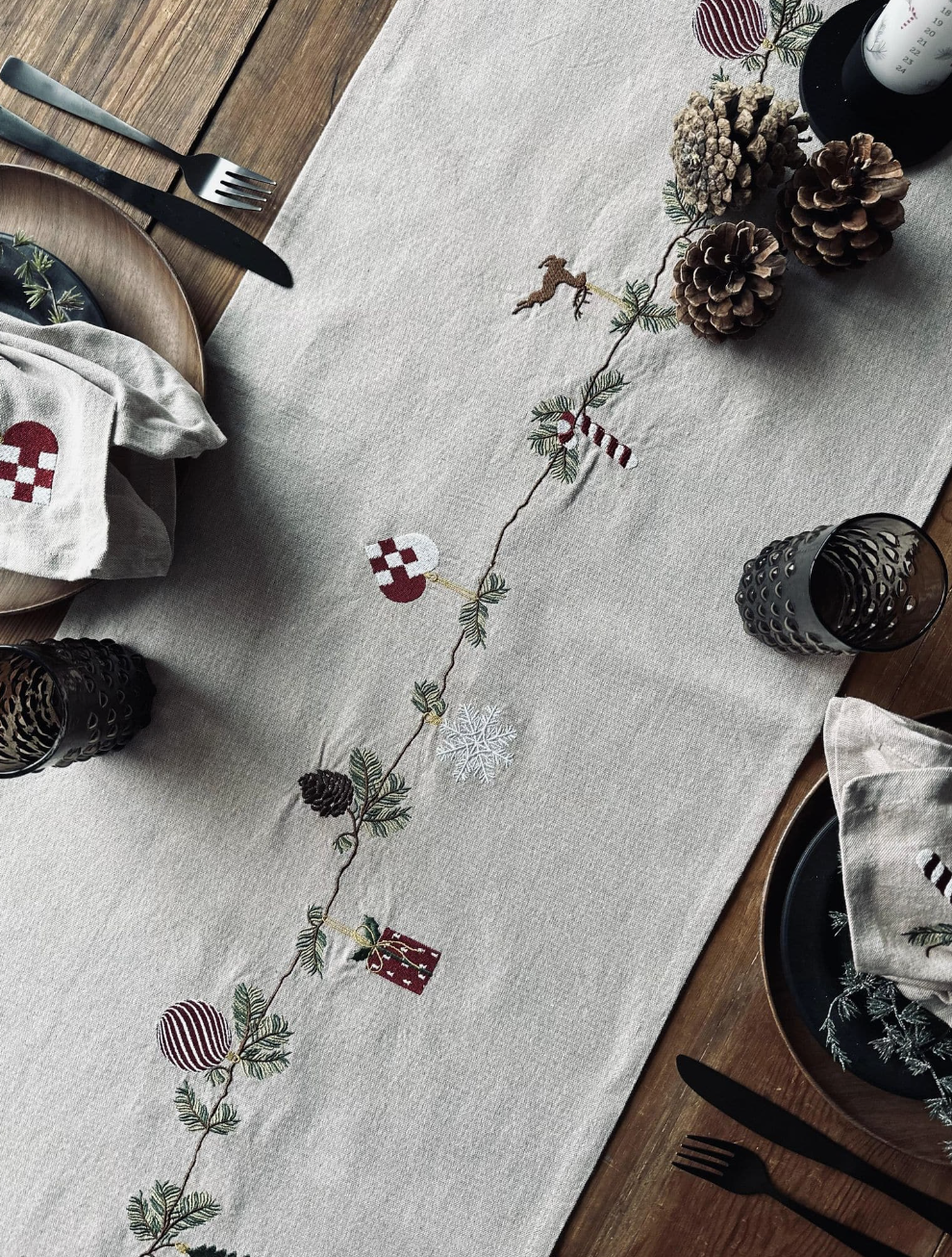 Bordløber Jul Nostalgi 40x240