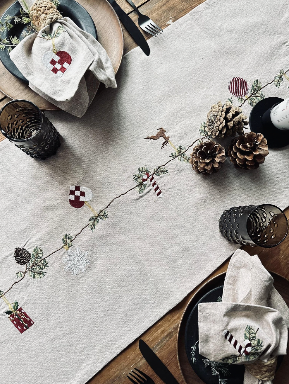 Bordløber Jul Nostalgi 40x240