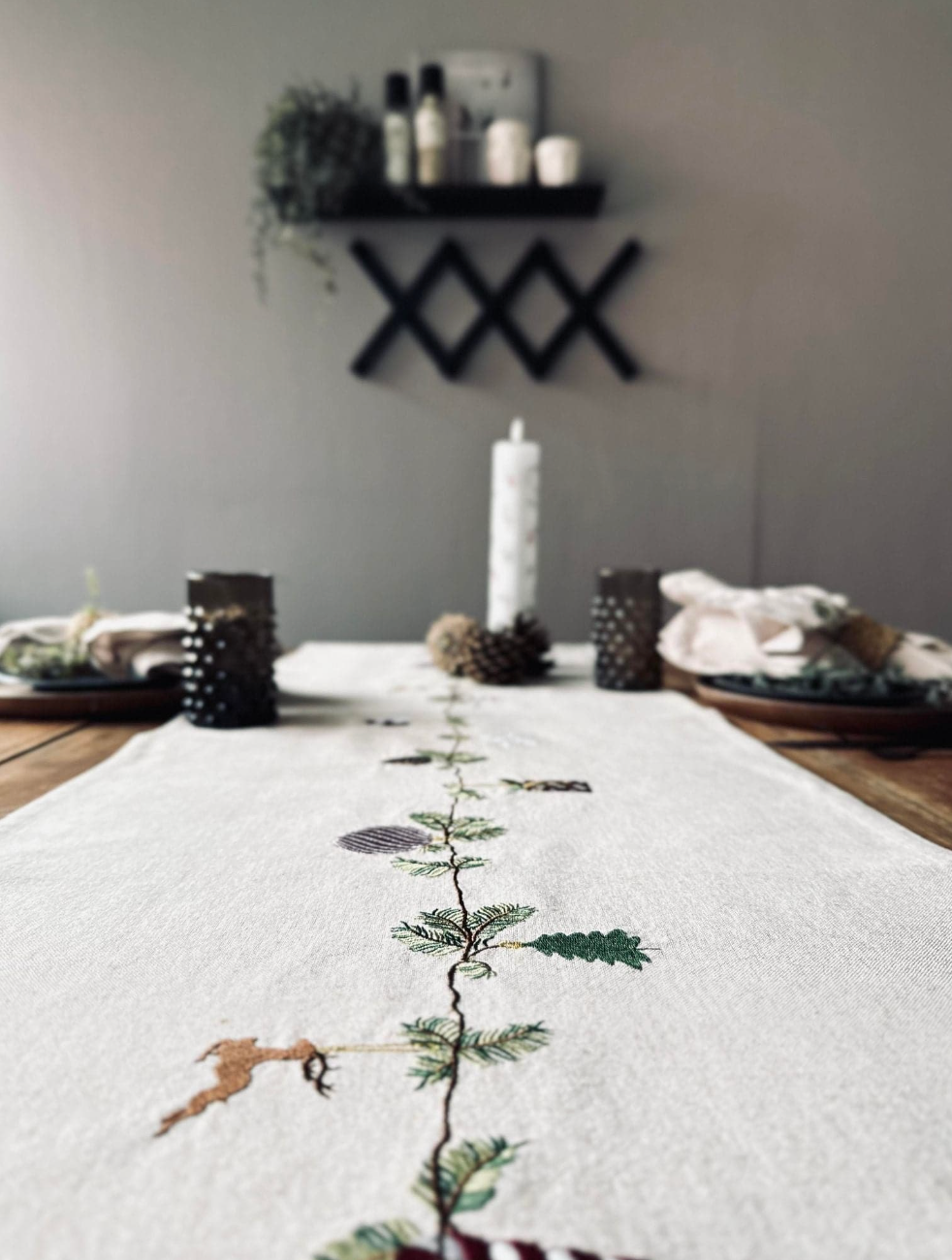 Bordløber Jul Nostalgi 40x240