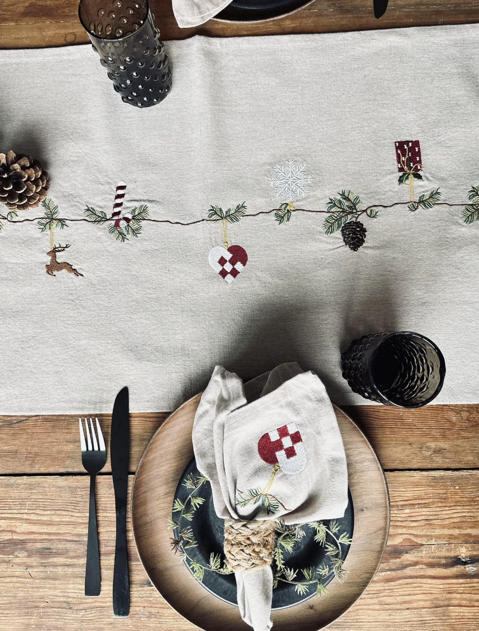 Bordløber Jul Nostalgi 40x240