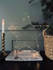 LED Stjerne Sølv 30cm