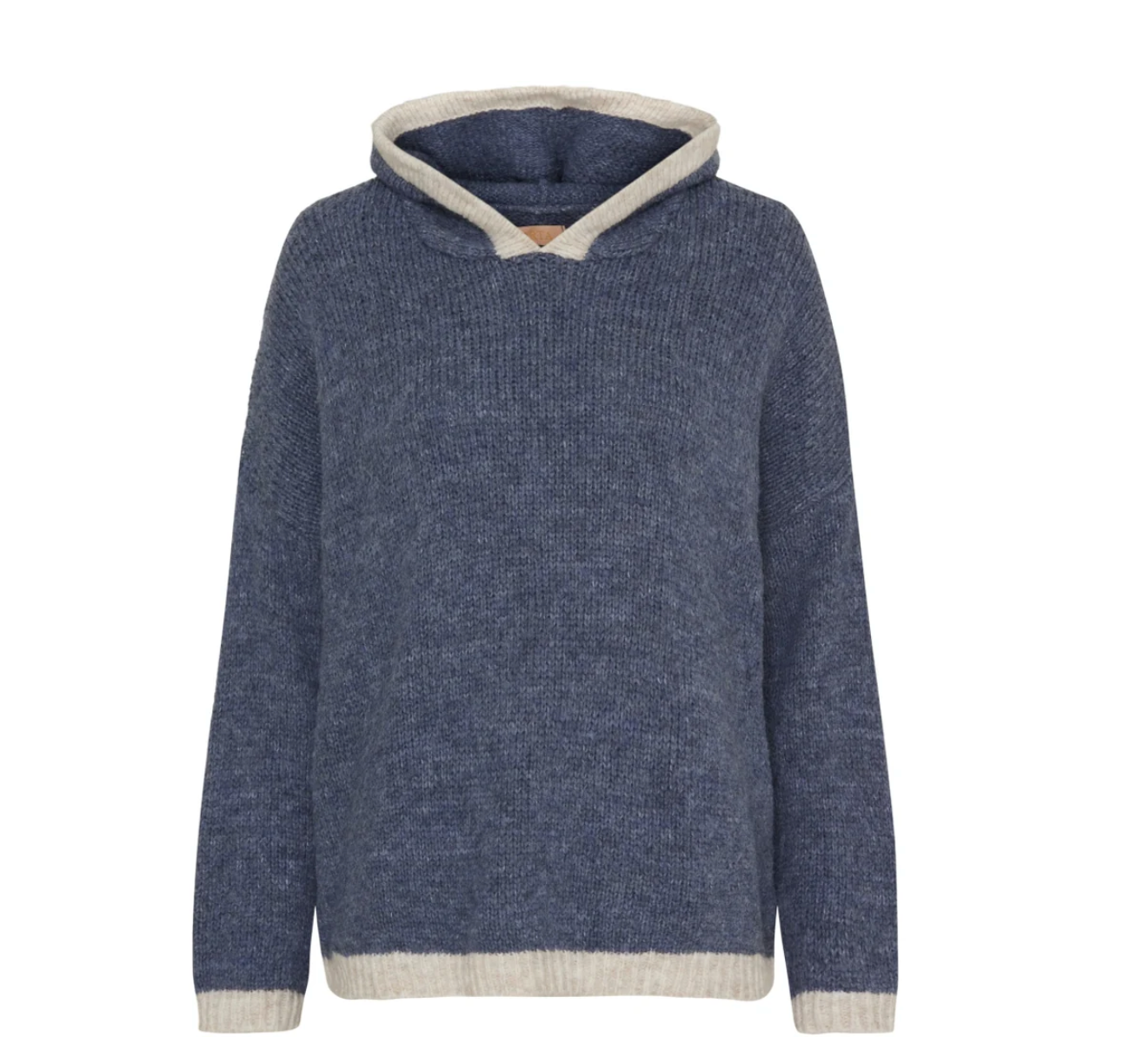Strik Hoddie - Jeans blue