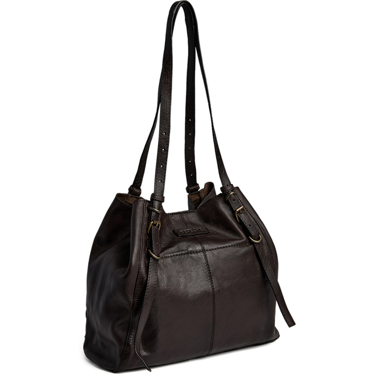 Skuldertaske - Dark brown