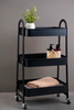 Rullevogn m. hjul - Black