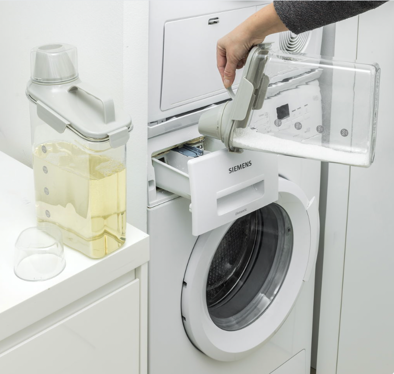 Beholder med målebæger - 2 pak