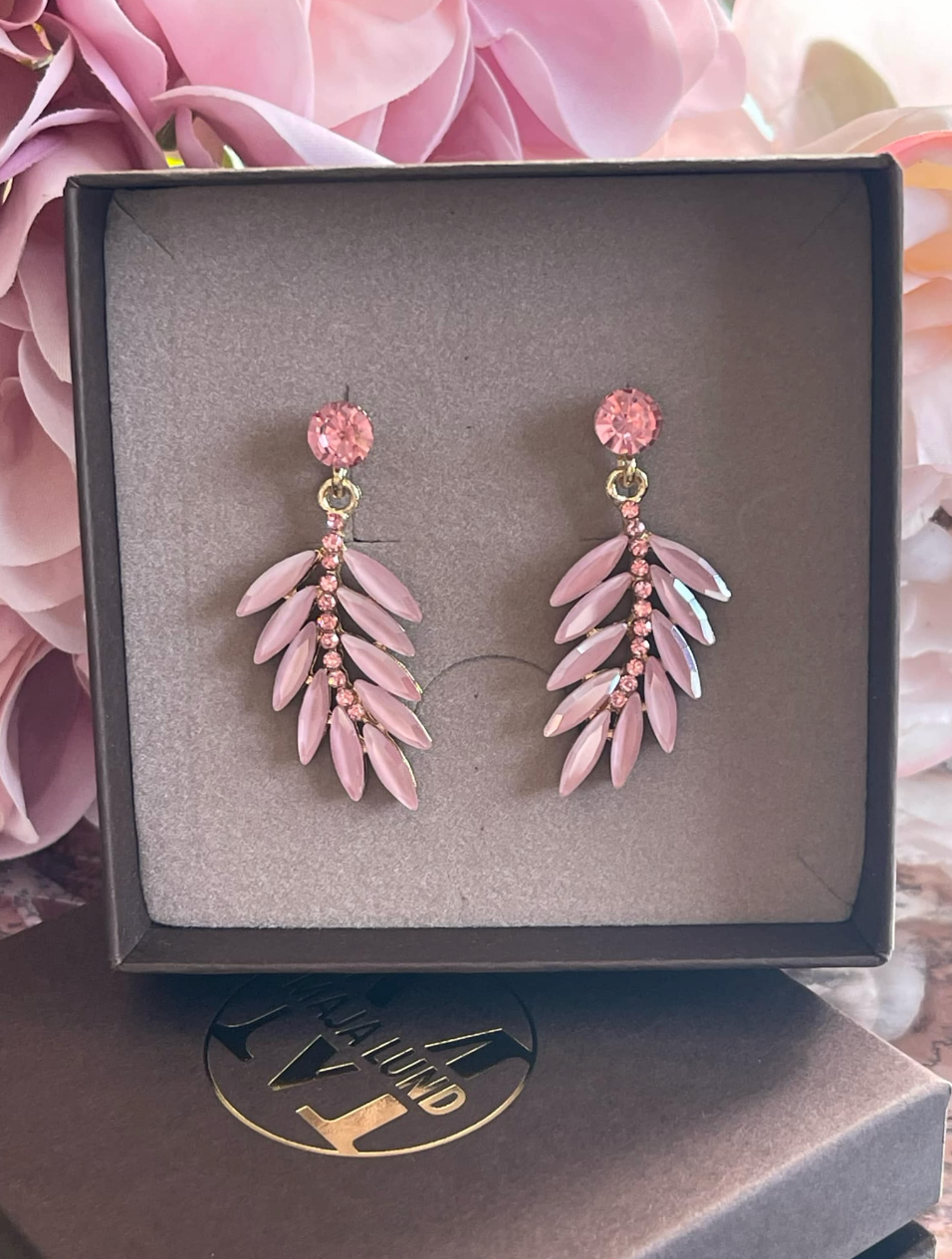 Øreringe Feather - Rose