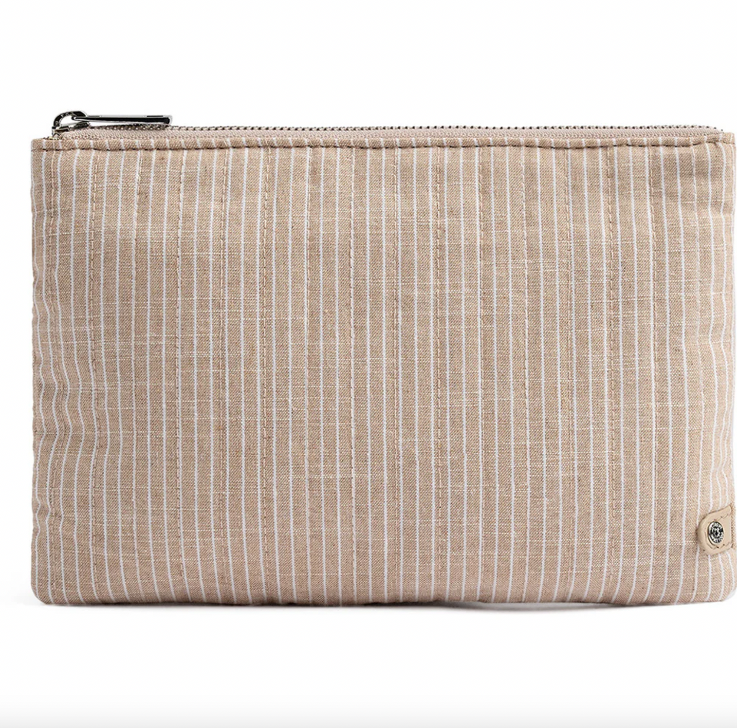 Clutch - Beige Stripe