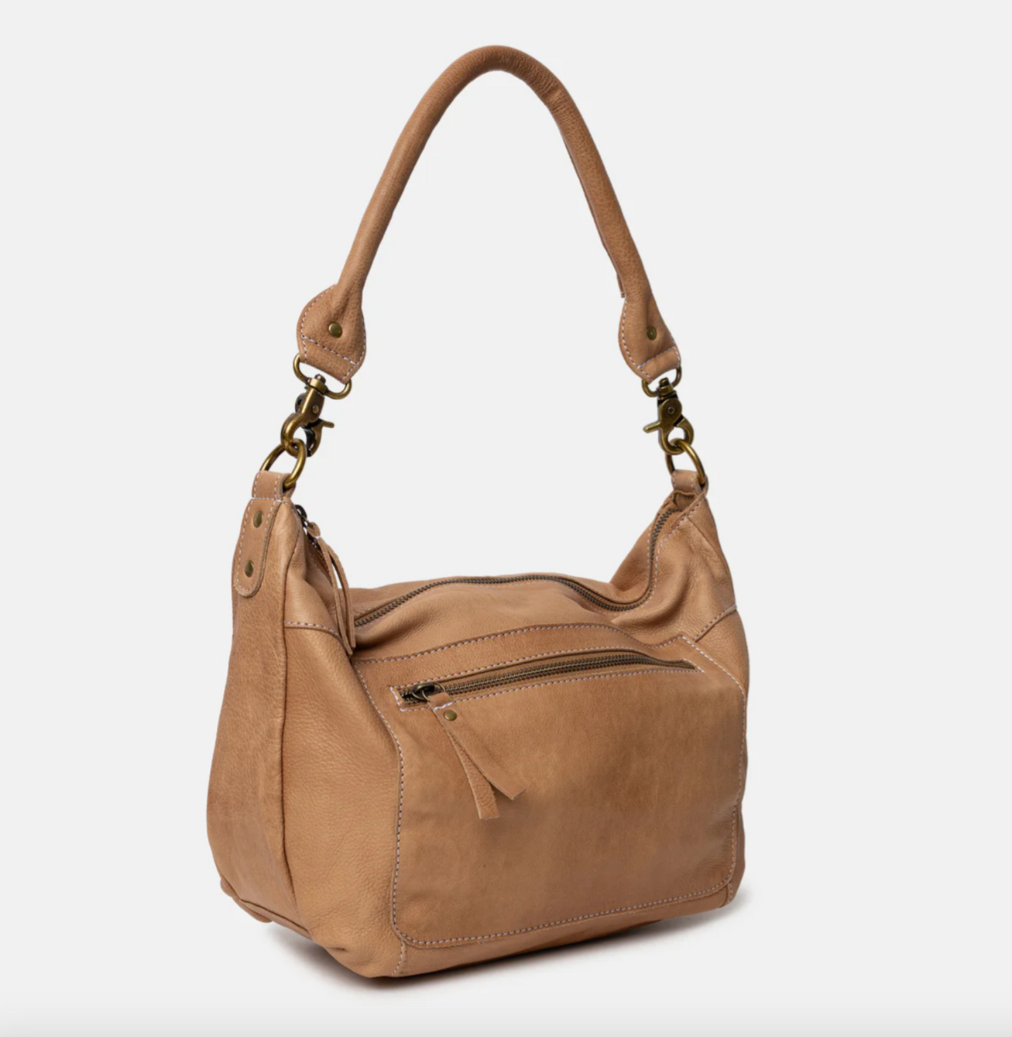 Skuldertaske Naomi small - Taupe