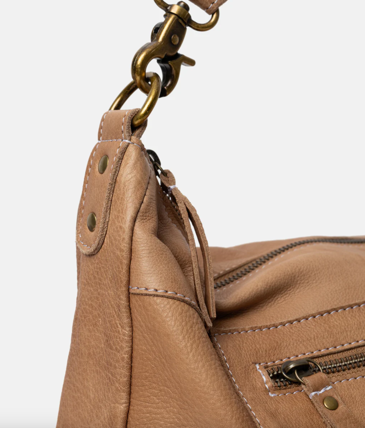 Skuldertaske Naomi small - Taupe