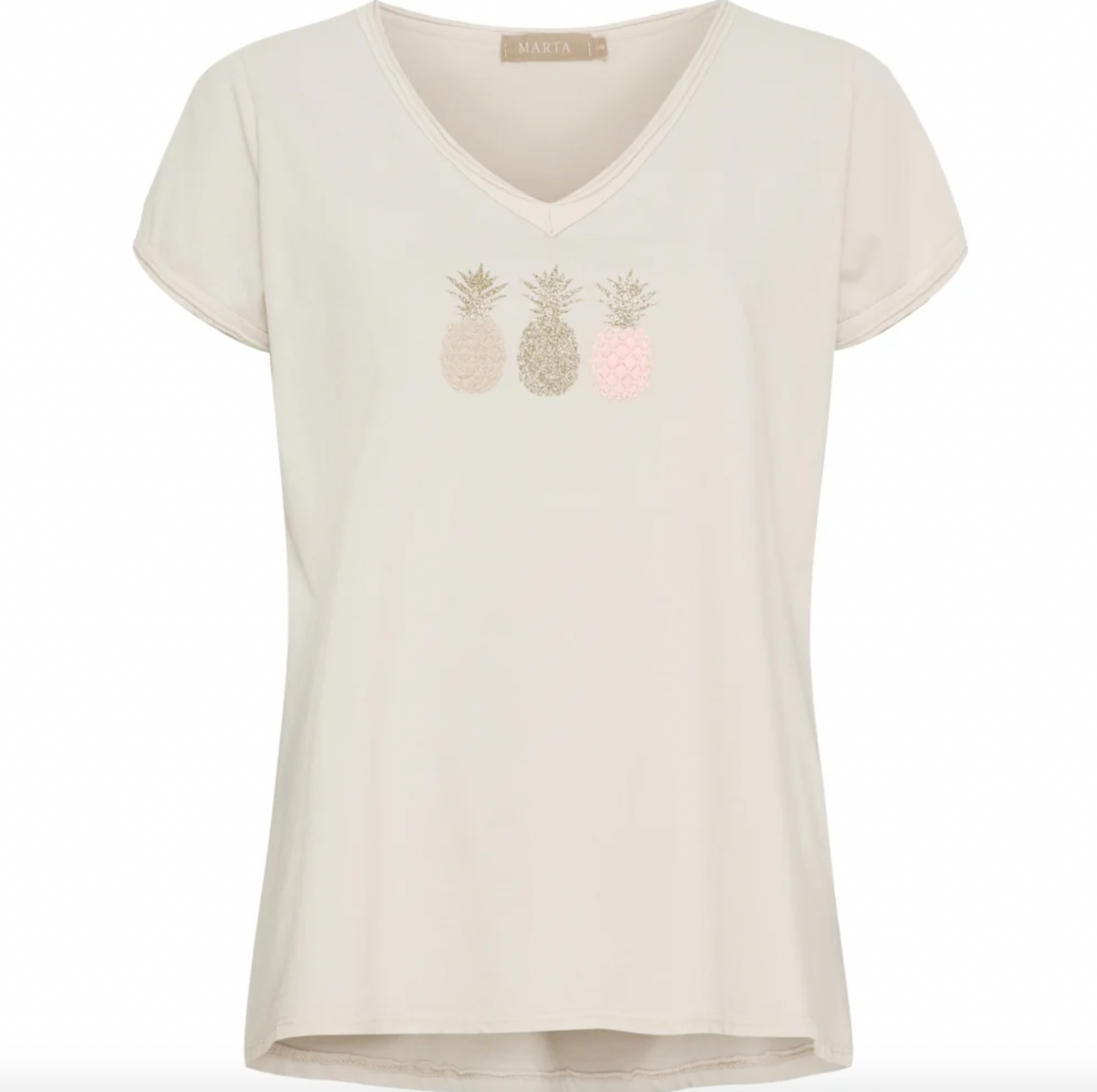 T-shirt - Beige Ananas
