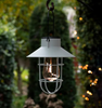 Solar lampe med ophæng - Hvid
