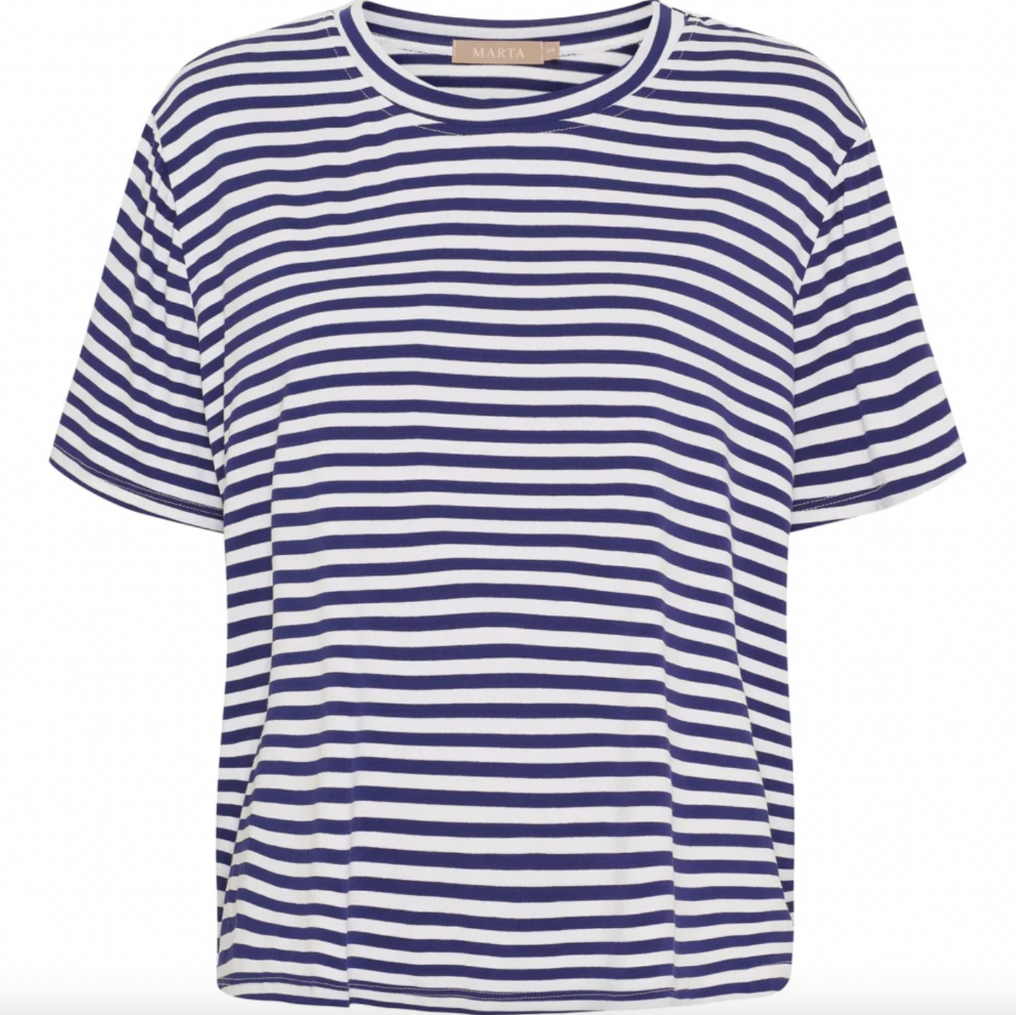T-shirt Navy strib